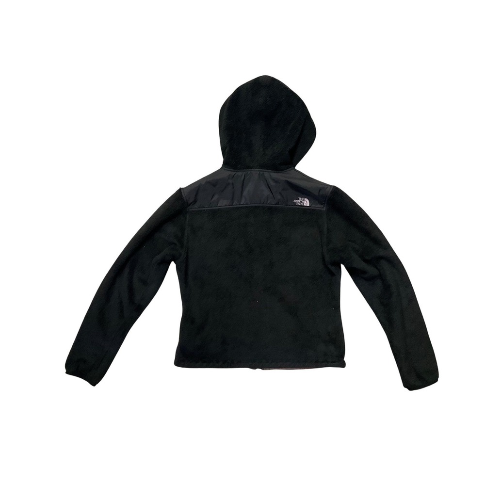 The North Face Womens Denali Hooded Fleece Jacket Black Full Zip Size L - Picture 8 of 8